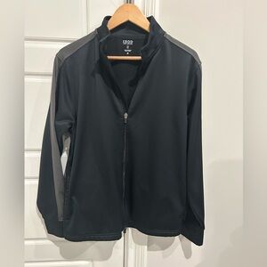 Gently used IZOD Pro Series Black Zip-Up Jacket